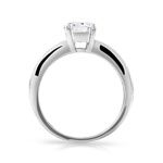 Bague argent 925 zirconias - vue 2
