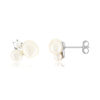 Boucles d'oreilles argent 925 perles de culture de Chine - vue V1