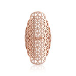 Bague plaqué or rose - vue 3