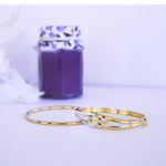 Gold-plated bangle bracelet - view D3