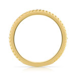 Bague plaqué or zirconia - vue 2