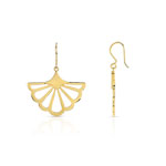 Boucles d'oreilles dorées - vue 1