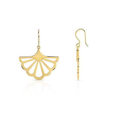 Gold-plated earrings