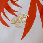 Boucles d'oreilles dorées - vue D1