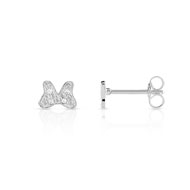 Boucles d'oreilles Minne argenté zirconia Disney