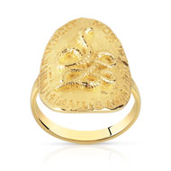 Bague dorée