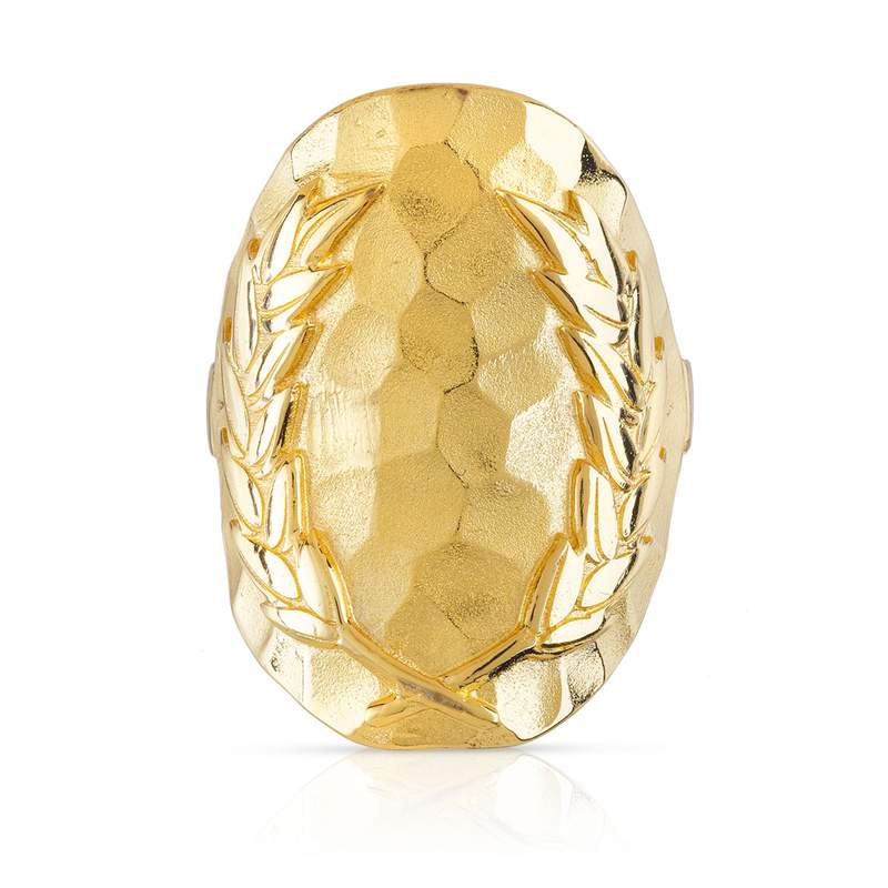 Bague dorée - vue 3