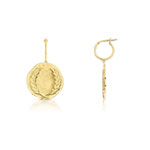 Boucles d'oreilles dorées - vue 1