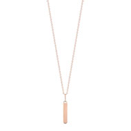 Collier doré rose 45 cm