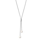 Collier argent 925 perles de culture de Chine 45 cm - vue 1