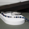 Bracelet identité acier acrylique personnalisable 19 cm - vue VD1