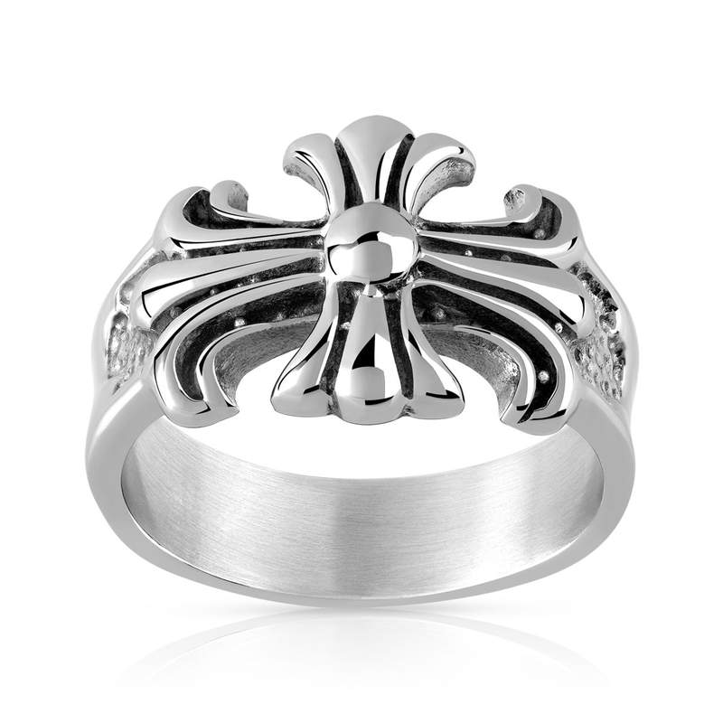 Bague acier - vue 1