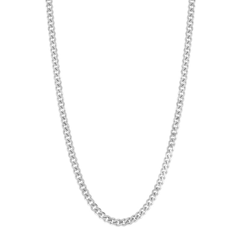 Collier acier maille gourmette 50 cm - vue 1