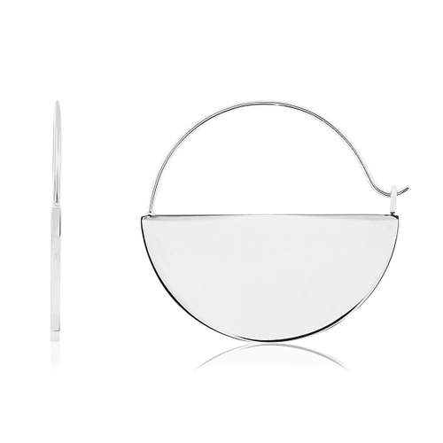 Boucles d'oreilles acier