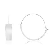 Boucles d'oreilles acier