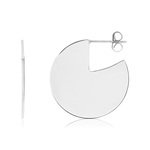 Boucles d'oreilles acier - vue 1