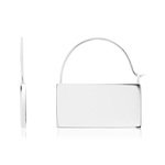 Boucles d'oreilles acier - vue 1