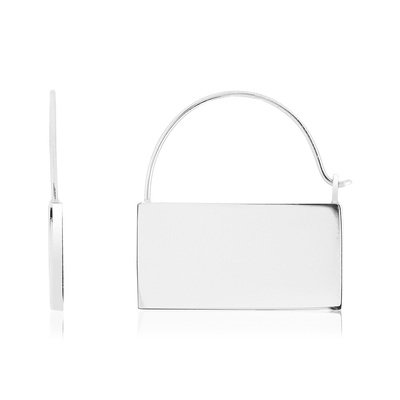 Boucles d'oreilles acier