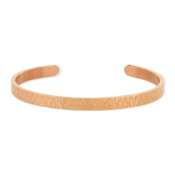 Roze verguld stalen armband