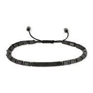 Bracelet pierres zirconias noirs