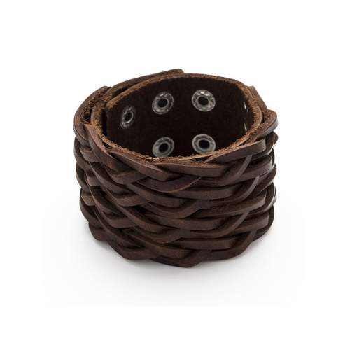Brown leather strap
