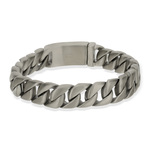 Bracelet acier 22 cm - vue 1