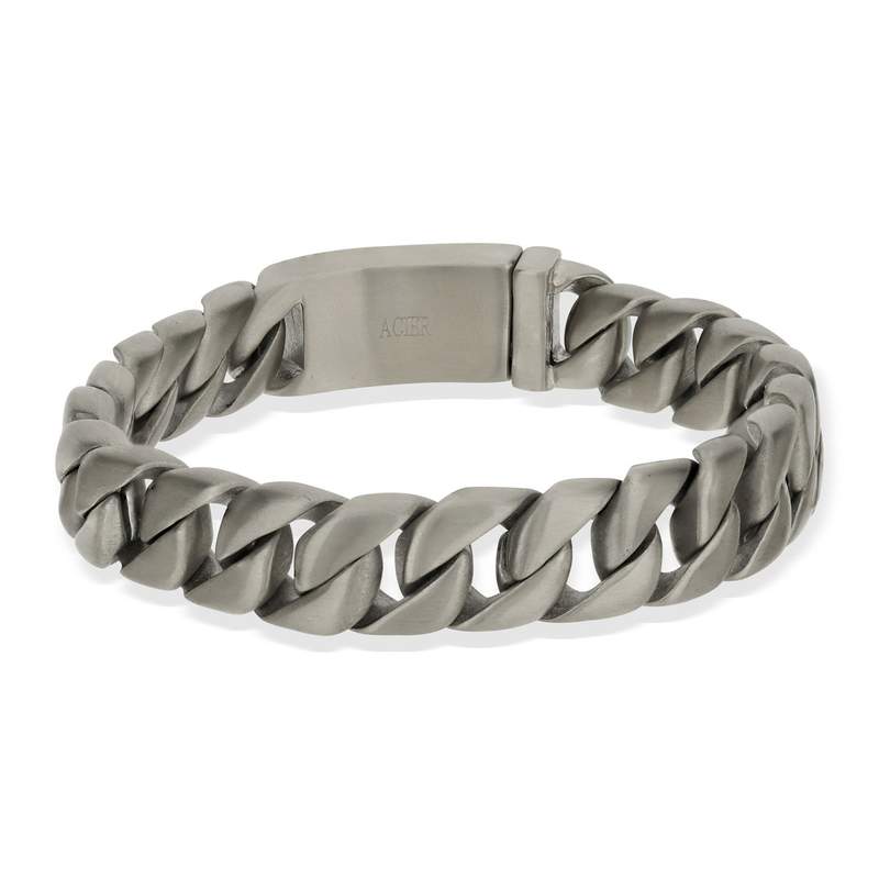 Bracelet acier 22 cm - vue 1