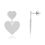 Boucles d oreilles acier - vue 1