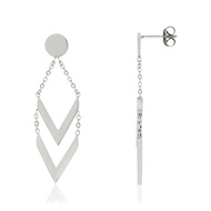 Boucles d oreilles acier