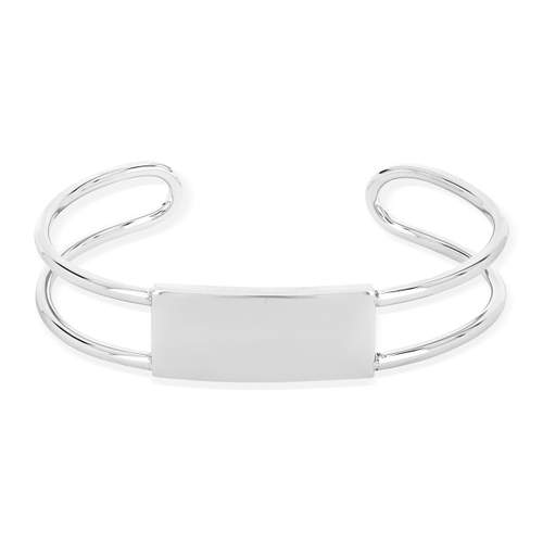 Steel open bracelet