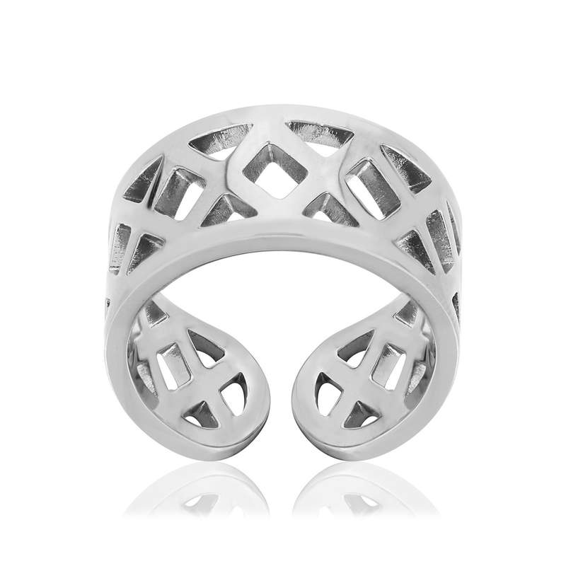 Bague acier - vue 1