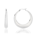 Créoles acier 30 mm - vue 1