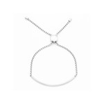 Bracelet acier plaque - vue 1