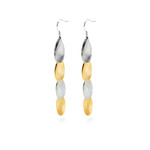 Boucles d oreilles acier 2 tons - vue 1