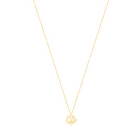 Collier acier dore 50 cm