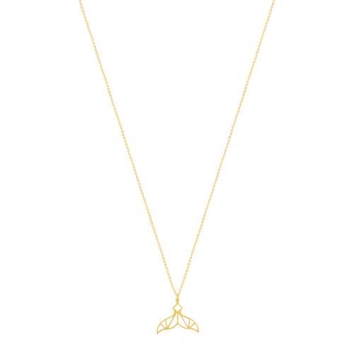 Collier acier dore 50 cm