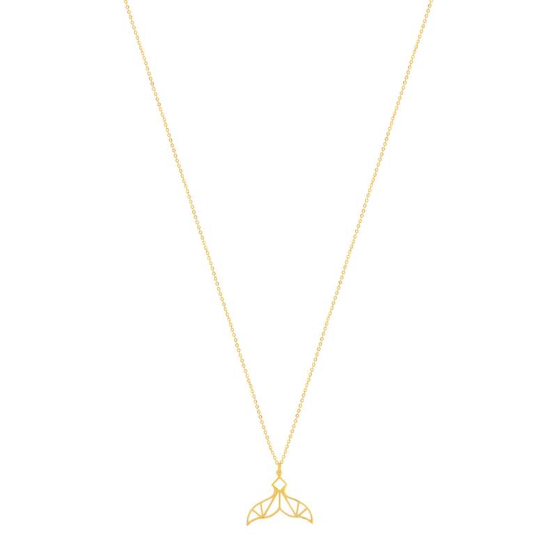 Collier acier dore 50 cm - vue 1