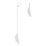 Boucles d oreilles acier - vue 2