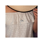 Collier acier 70 cm - vue porté 1