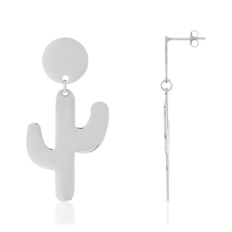 Boucles d oreilles acier - vue 1