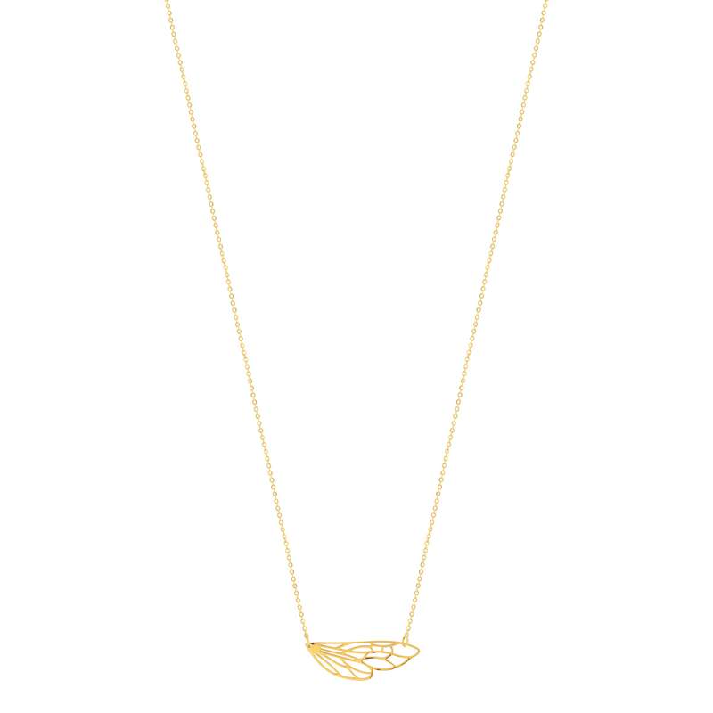 Collier acier dore 50 cm - vue 1
