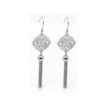 Boucles d oreilles acier - vue 1