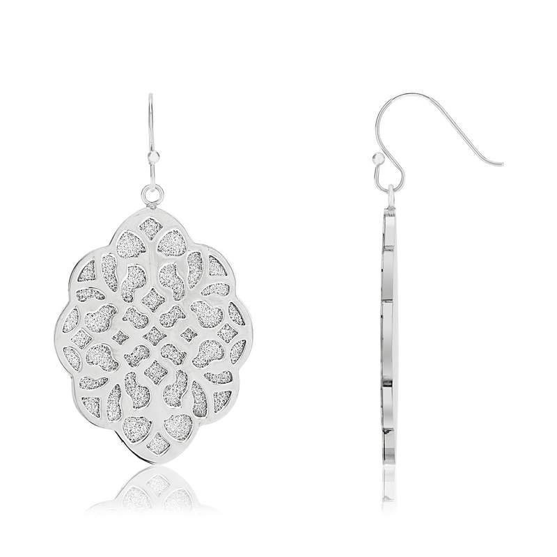 Boucles d oreilles acier - vue 1