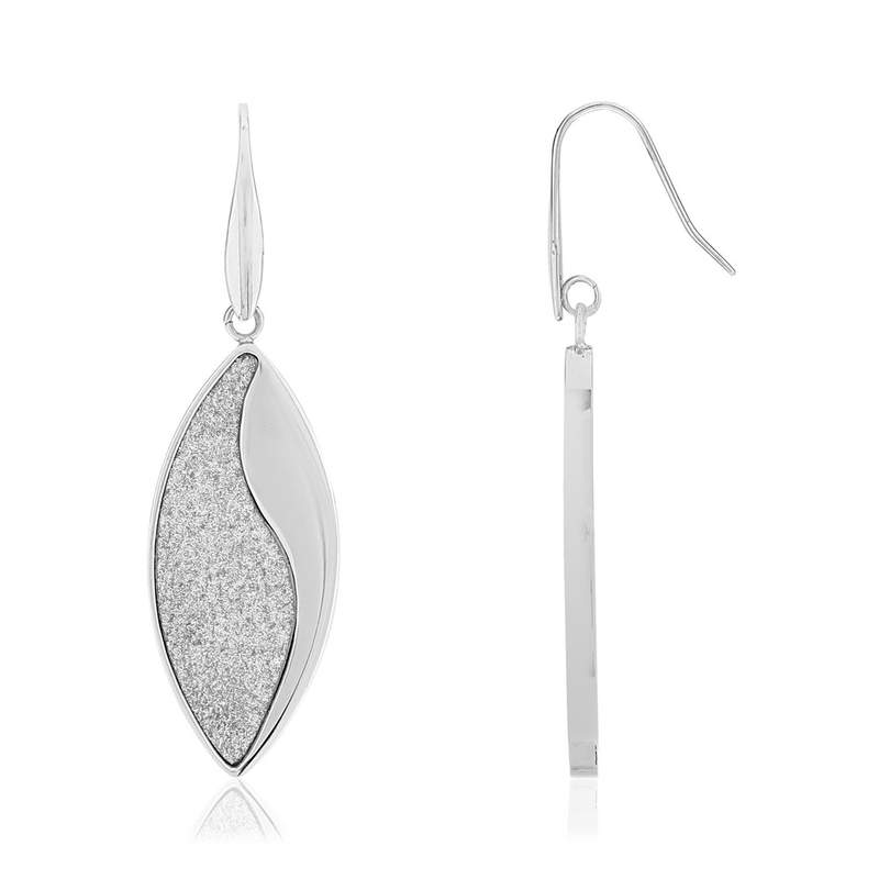 Boucles d oreilles acier - vue 1