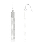 Boucles d oreilles acier - vue 1
