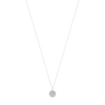 Collier acier disque arbre de vie 50 cm - vue 1