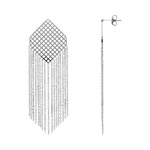 Pendants d'oreilles acier - vue 1