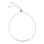 Bracelet argent 925 et zirconias 23cm - vue 1