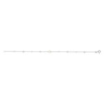 925 silver bracelet with Chinese pearls and zirconias 19cm - view 2