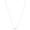 Collier argent 925 perle de Chine améthystes et topaze blanche traitée 45cm - vue V2